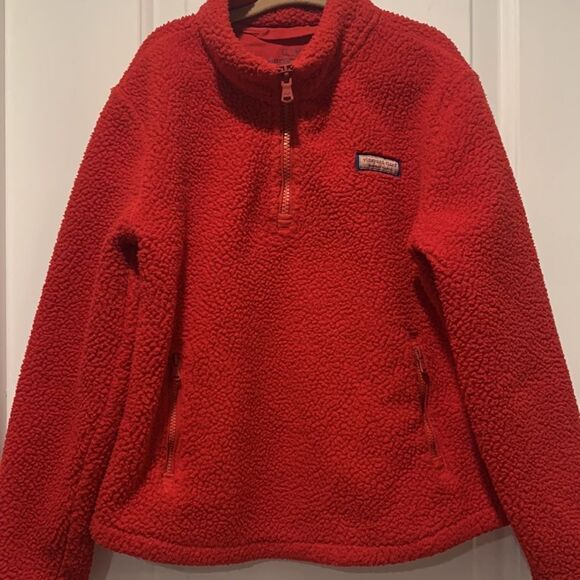 Vineyard Vines Sherpa sweater size S(7-8) - Picture 4 of 4